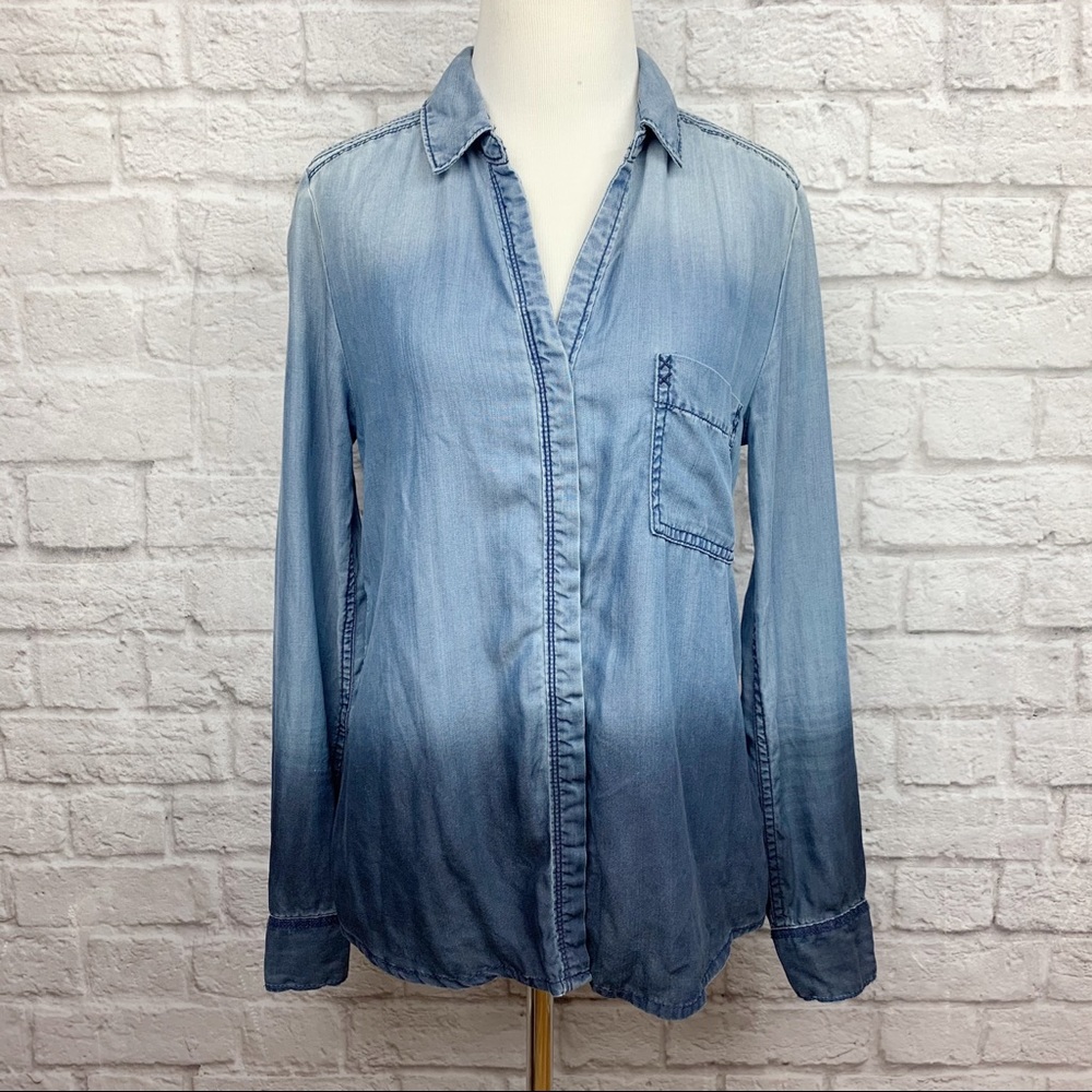 Anthropologie Holding Horses Dip Dye Button Down